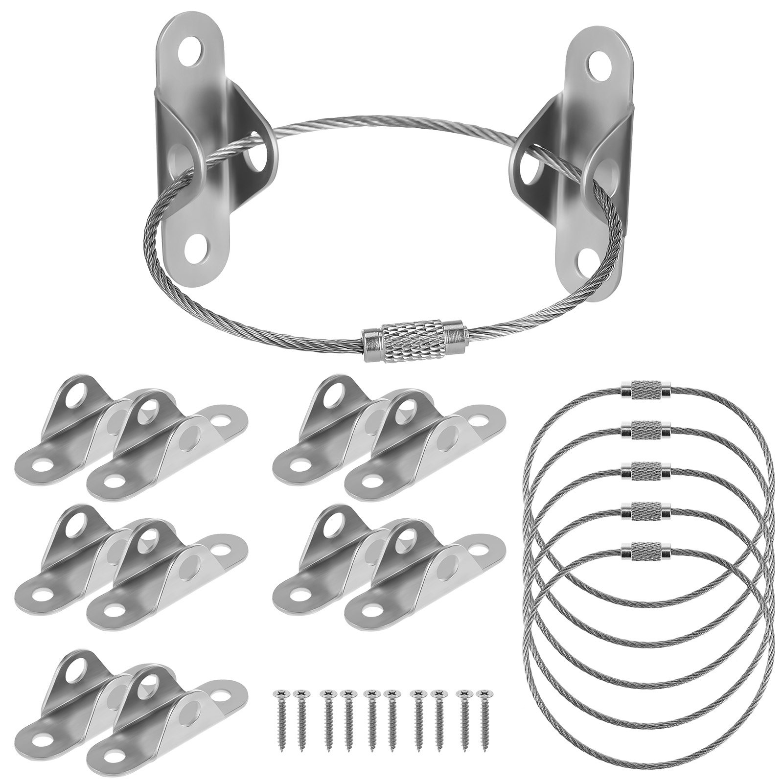 Earthquake Anchor Strap - 6 ensembles d'ancrages anti-basculement pour meubles,