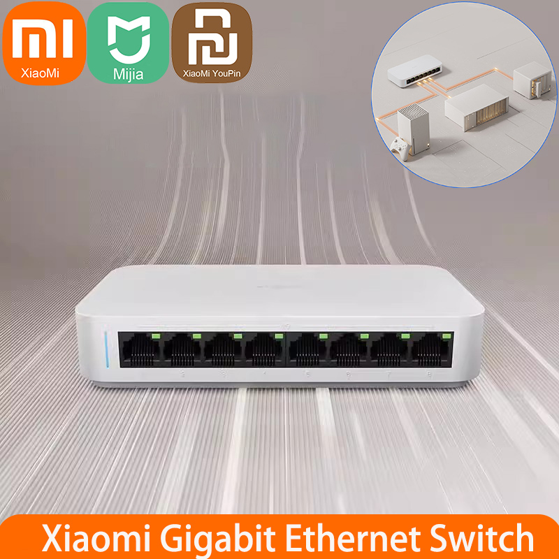 Xiaomi Mi 8 Ports RJ45 Gigabit - Xiaomi Hub Mijia Hub avis et prix