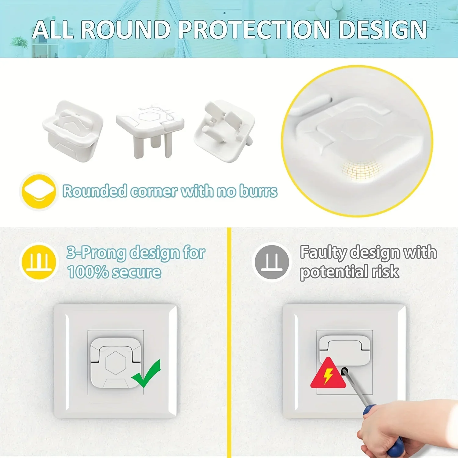 1/3/5/10/20 pièces, protection - Outlet Cover Baby avis et prix