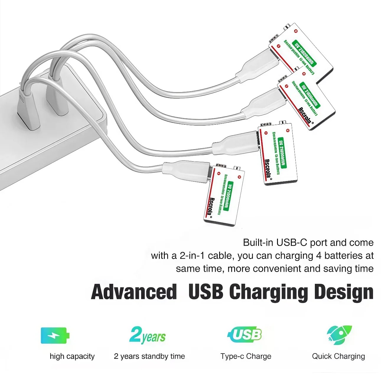 Batterie rechargeable au lithi - Smoke Detector Interconnected avis et prix