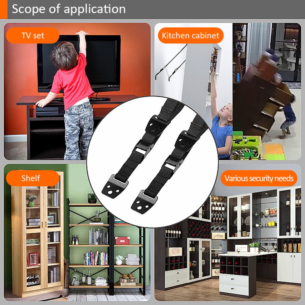 2 pièces, ancrages de meubles  - Earthquake Anchor Strap avis et prix