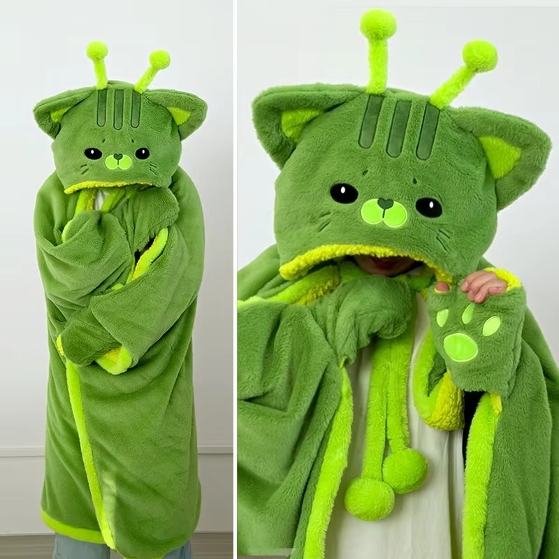 Robe en peluche à capuche avec - Fire Blanket Kitchen avis et prix